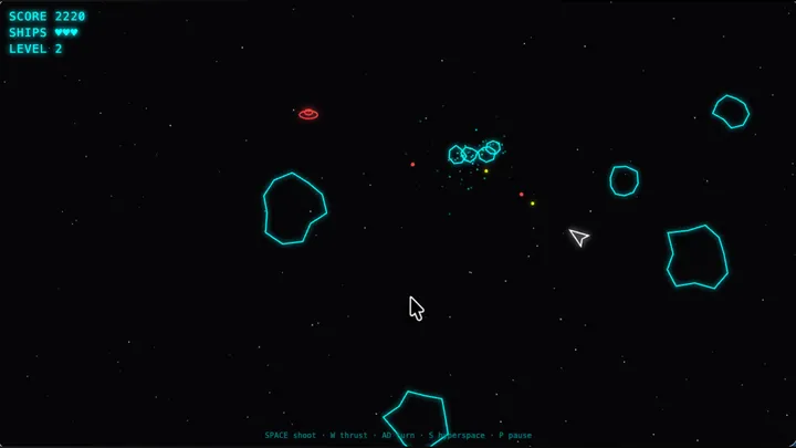 Muse Spark 1.3 Built Me Asteroids in 26 Seconds